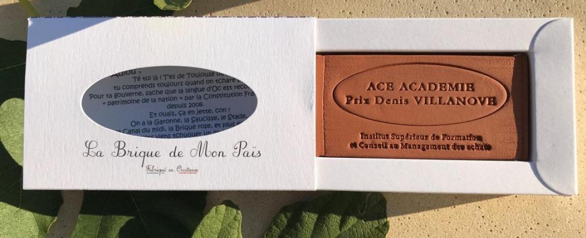 Le prix Denis VILLANOVE par ACE Académie